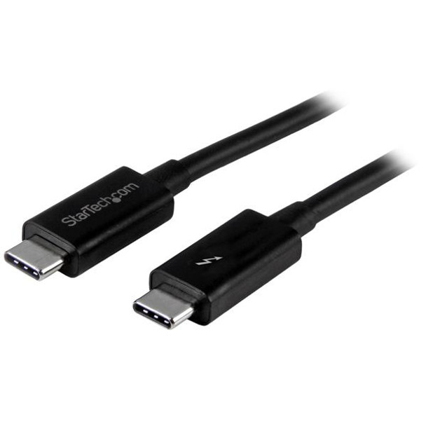 StarTech.com 1m Thunderbolt 3 (20Gbps) USB-C Cable - Thunderbolt, USB, and DisplayPort Compatible 065030864077