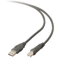 Belkin F3U133B16 USB cable 4.8 m USB 2.0 USB A USB B Grey 722868381991