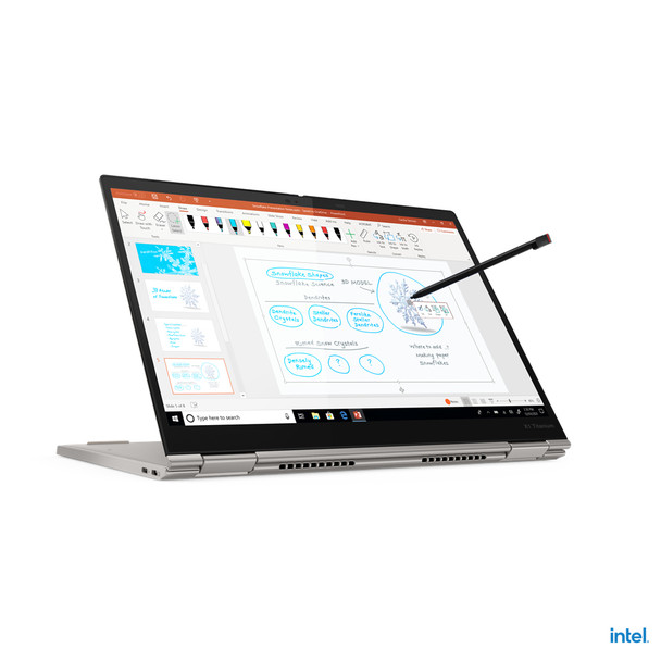 Lenovo ThinkPad Yoga X1 Titanium i5-1140G7 Notebook 34.3 cm (13.5") Touchscreen Quad HD Intel Core i5 16 GB LPDDR4x-SDRAM 256 GB SSD Wi-Fi 6 (802.11ax) Windows 10 Pro 195477526723