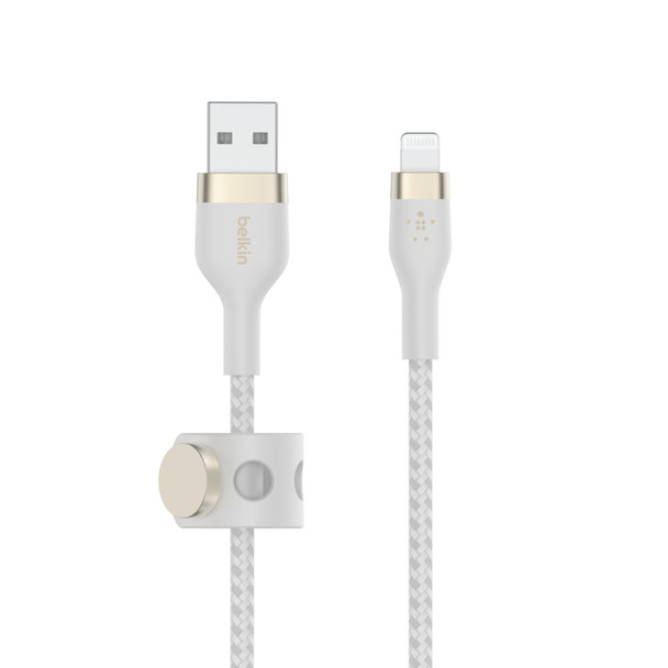 Belkin CAA010BT3MWH USB cable 3 m USB A USB C/Lightning White 745883832460