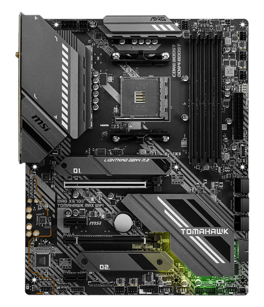 MSI MAG X570S TOMAHAWK MAX WIFI motherboard AMD X570 Socket AM4 ATX 824142262771