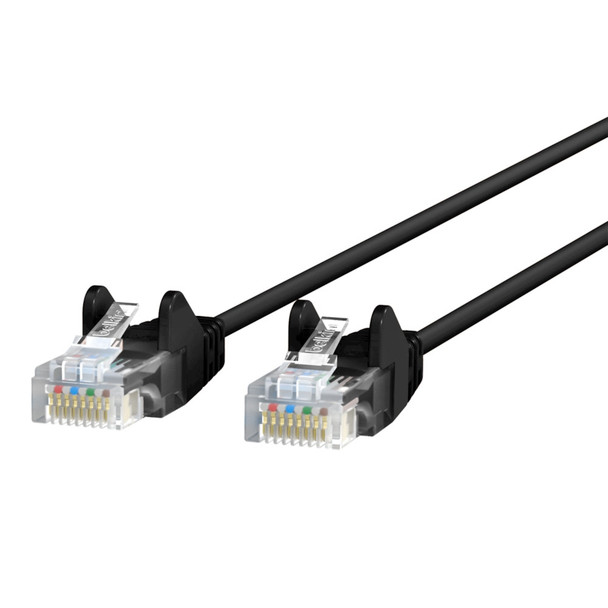 Belkin CE001b02-BLK-S networking cable Black 0.6 m Cat6 U/UTP (UTP) 745883805204