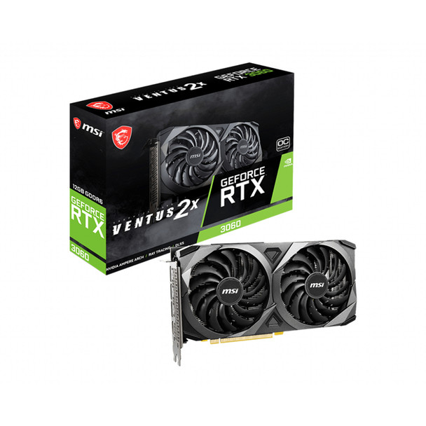 MSI GeForce RTX 3060 Ventus 2X 12G OC NVIDIA 12 GB GDDR6 824142240106