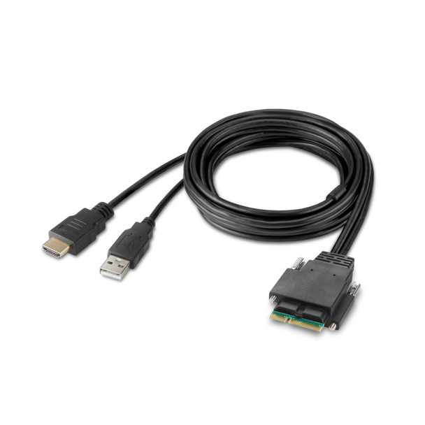 Belkin F1DN1MOD-HC-H06 KVM cable Black 1.8 m 745883789511