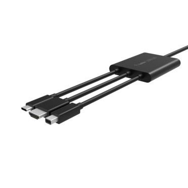 Belkin B2B169 video cable adapter 24 m HDMI + USB Mini DisplayPort Black 745883796090