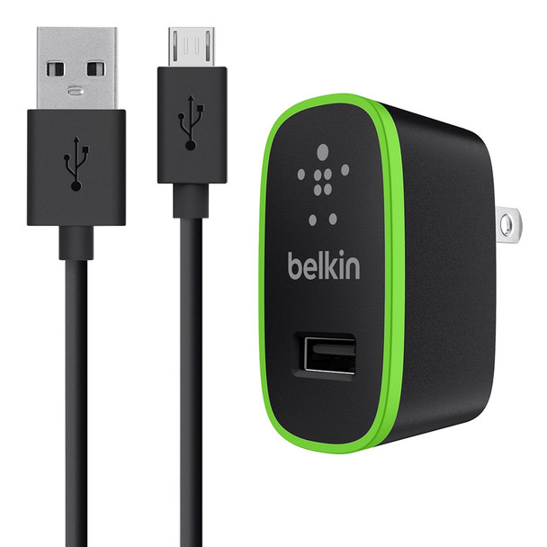 Belkin F8M886TT04-BLK mobile device charger Black, Green Indoor 745883662272