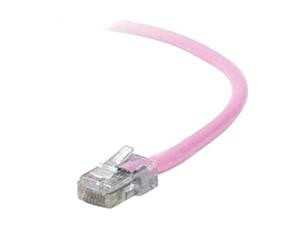 Belkin RJ45 CAT5e Patch Cable 15 ft networking cable Pink 4.57 m 722868197226