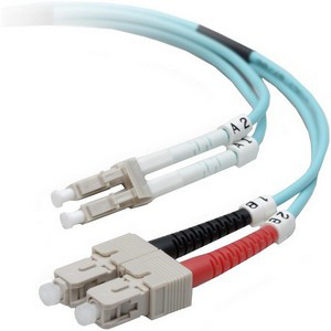 Belkin ST/SC 15m fibre optic cable Blue 722868647516