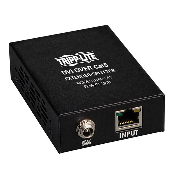 Tripp Lite DVI over Cat5/Cat6 Active Extender, Box-Style Remote Video Receiver, 1920x1080 at 60Hz, Up to 61 m (200-ft.) 037332156631