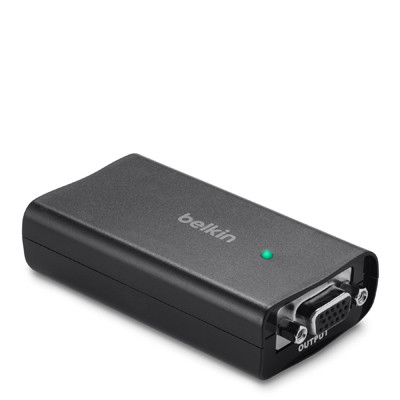 Belkin F2CD053 cable gender changer 15 pin HD D-Sub (HD-15) 19 pin HDMI Type A Black 722868953877