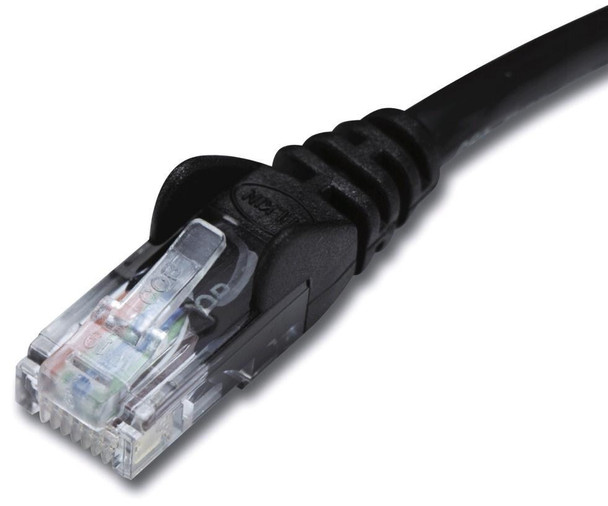 Belkin 0.5 ft. Cat.5e 700 UTP networking cable Black 0.15 m Cat5e 722868256824