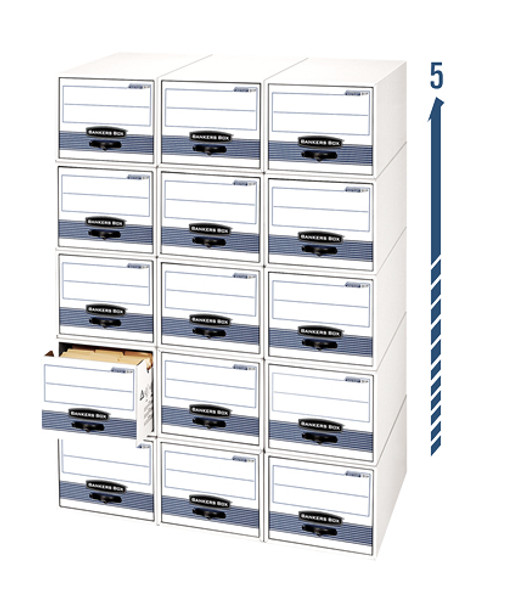 Fellowes 00312 file storage box Blue, White