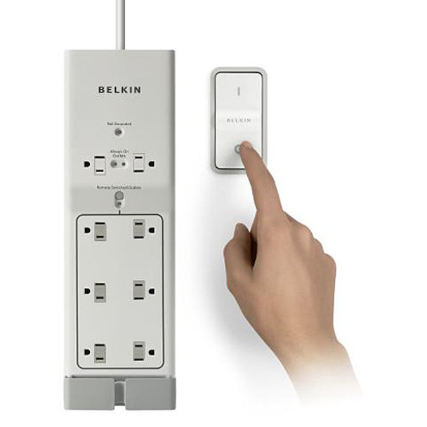Belkin Conserve Switch Grey, White 8 AC outlet(s) 120 V 1.2 m 722868791394