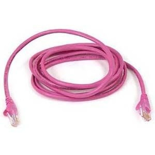 Belkin Cat. 6 UTP Patch Cable 6ft Pink networking cable 1.8 m 722868619537