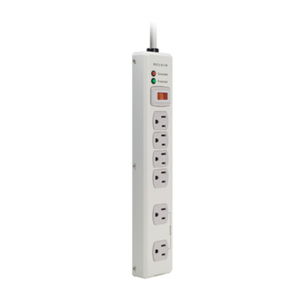 Belkin F9H620-06-MTL surge protector White 6 AC outlet(s) 1.8 m 722868459218