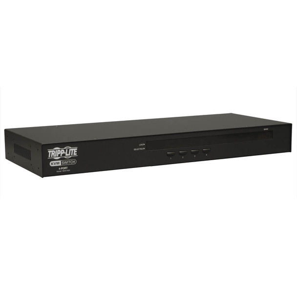 Tripp Lite 4-Port 1U Rack-Mount USB/PS2 KVM Switch with On-Screen Display 037332143266