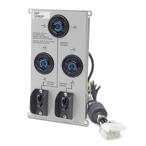 APC Symmetra RM Backplate Kit power distribution unit (PDU) Black 731304114550