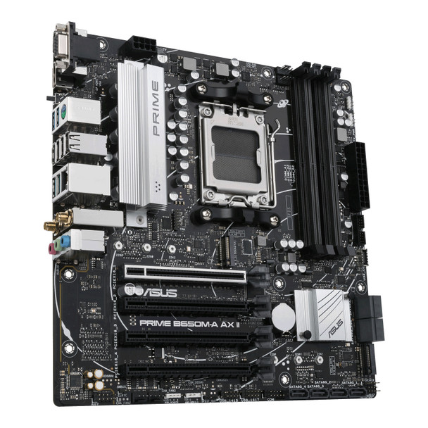 ASUS PRIME B650M-A AX II motherboard AMD B650 Socket AM5 micro ATX PRIMEB650M-AAXII 197105020481