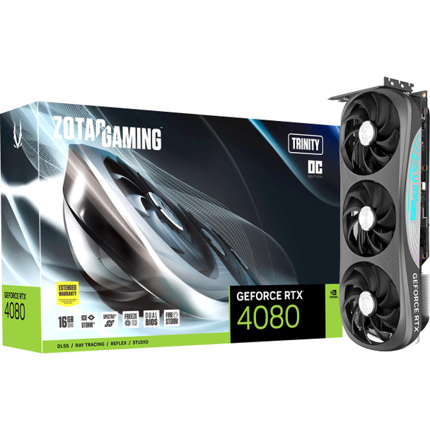 Zotac NVIDIA GeForce RTX 4080 Graphic Card - 16 GB GDDR6X ZT-D40810J-10P 810012083416