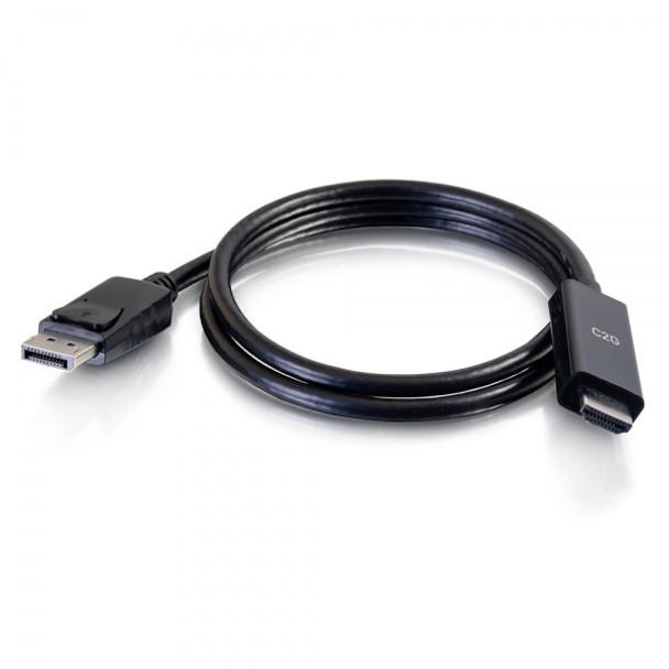 C2G 50194 video cable adapter 1.8 m DisplayPort HDMI Black 50194 757120501947