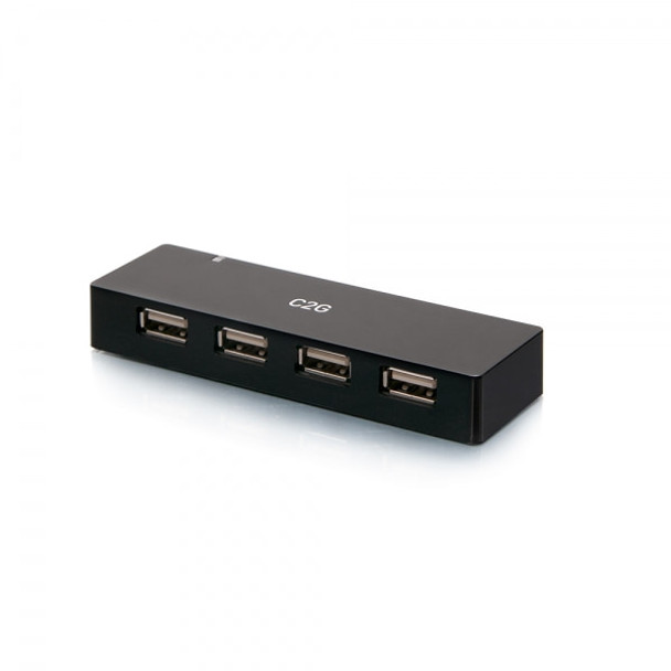 C2G 4-Port USB-A Hub with 5V 2A Power Supply C2G54463 757120544630