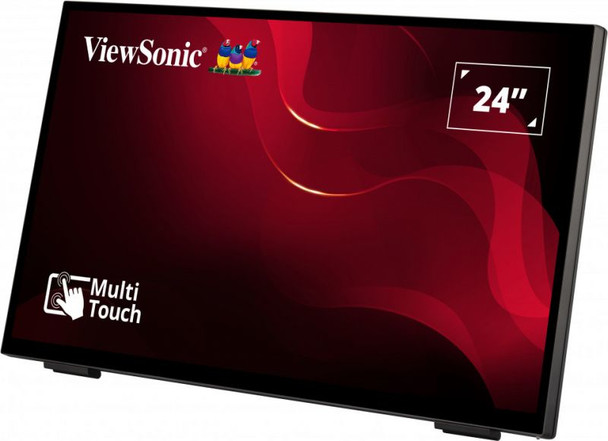 Viewsonic TD2465 Signage Display Interactive flat panel 61 cm (24") LED 250 cd/m² Full HD Black Touchscreen TD2465 766907017885