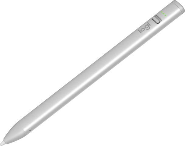 Logitech Crayon stylus pen 20 g Silver, White 914-000070 097855180742