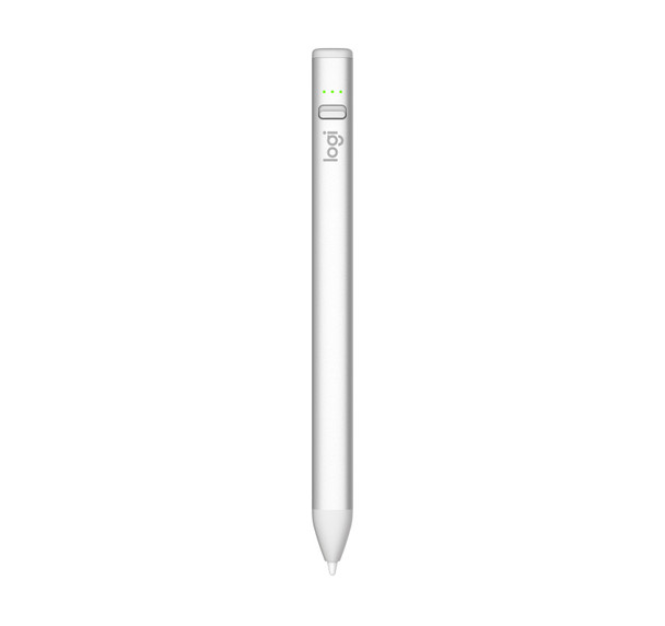 Logitech Crayon stylus pen 20 g Silver, White 914-000070 097855180742