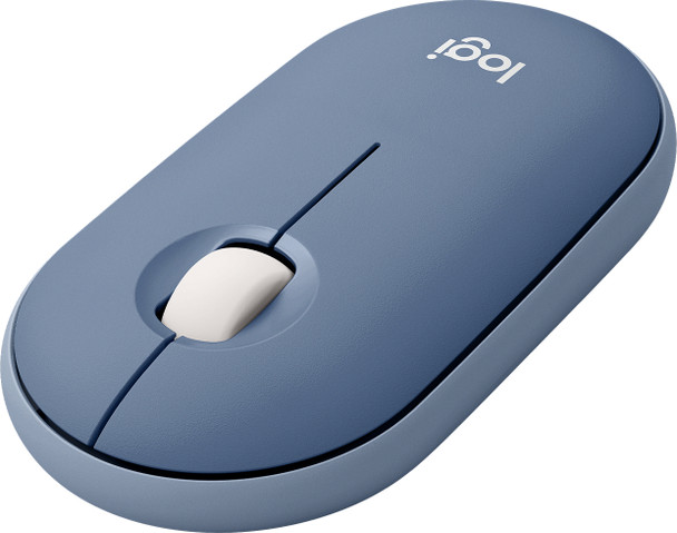 Logitech Pebble M350 Modern, Slim, and Silent Wireless and Bluetooth Mouse 910-006660 097855178312