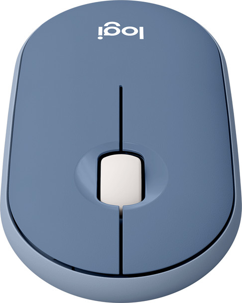 Logitech Pebble M350 Modern, Slim, and Silent Wireless and Bluetooth Mouse 910-006660 097855178312