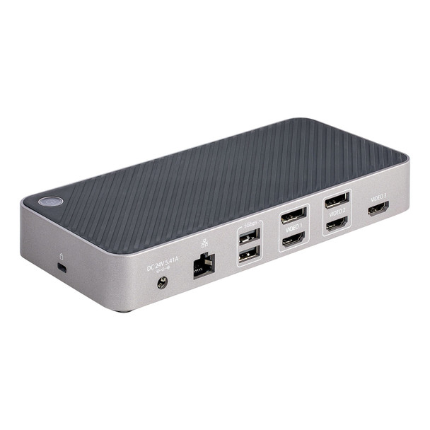 StarTech.com USB-C Triple Monitor Docking Station - HDMI/DP Triple 4k USB-C Dock - 5x USB Hub - GbE - 100W PD - Universal Multi Monitor Docking Station - Thunderbolt 3/4 Compatible 116N-USBC-DOCK 065030896061