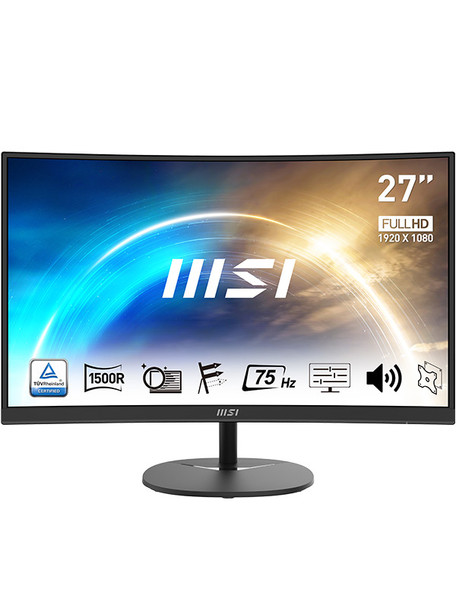 MSI MN Pro MP271CA 27 Curved VA 1920x1080 16:9 1ms 5ms 75Hz Speaker Retail