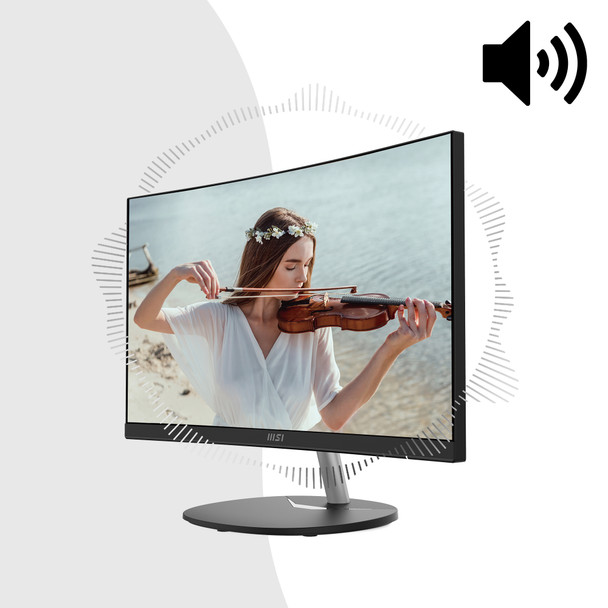 MSI MN Pro MP241CA 24 CurvedVA 1920x1080 16:9 4ms 75Hz HDMI DP Speaker Retail