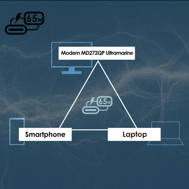 MSI MN Modern MD272QP UltraMarine 27 IPS QHD 2560x1440 16:9 5ms 75Hz HDMI DP