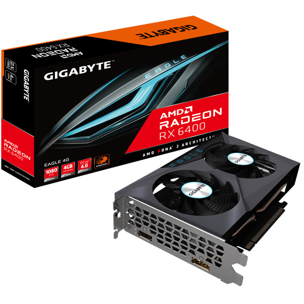 Gigabyte VCX GV-R64EAGLE-4GD Radeon RX 6400 EAGLE 4G GDDR6 64Bit ATX Retail