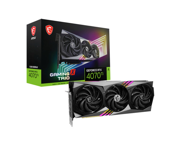 MSI VCX GeForce RTX 4070 Ti GAMING X TRIO 12G 192Bit PCI-E Retail