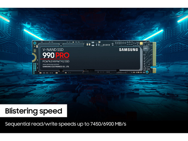 Samsung SSD MZ-V9P2T0B AM 990 PRO 2TB PCIe NVMe M.2 Retail