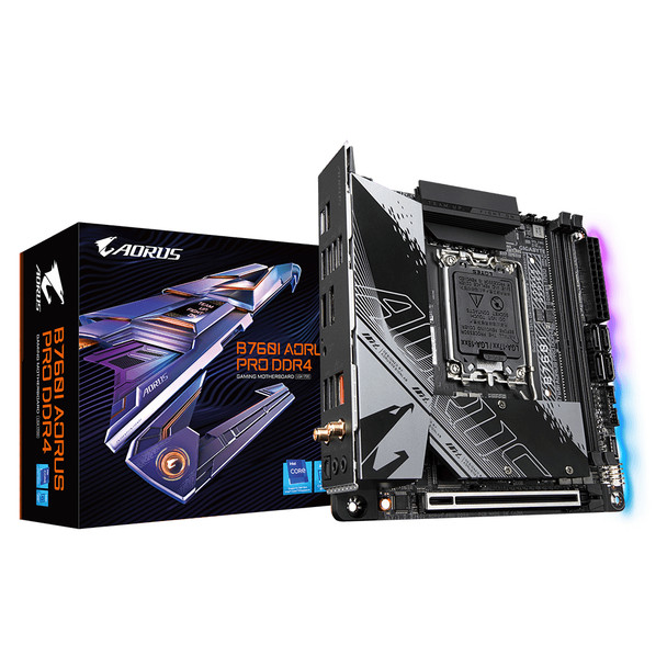 Gigabyte MB B760I AORUS PRO DDR4 B760 D4 LGA1700 128GB Mini-ITX Retail