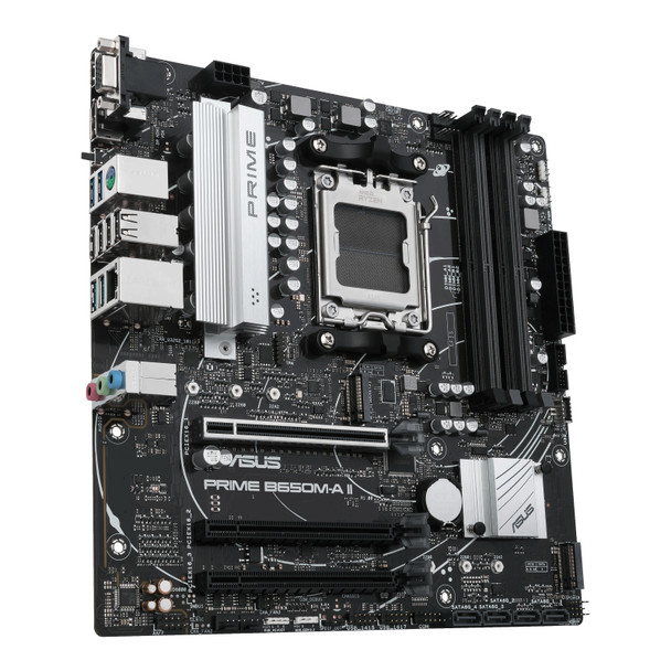 ASUS MB PRIME B650M-A II-CSM B650 AMD AM5 Max128GB DDR5 mATX