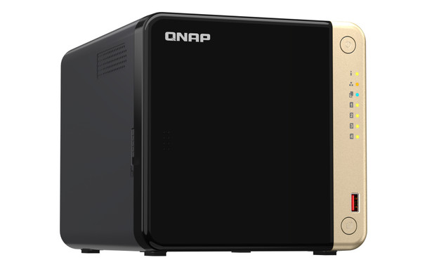 QNAP NAS TS-464-4G-US 4-Bay High-Performance Desktop NAS Intel 4C 4T 4GB DDR4