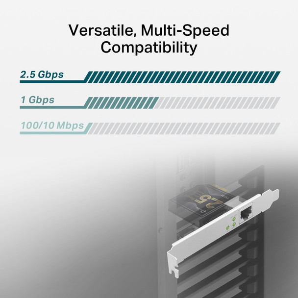 TP-Link Network TX201 2.5 Gigabit PCIe Network Adapter Retail