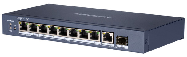 Hikvision SWT DS-3E0510HP-E L2 8PT Gigabit Unmanaged HI-POE Switch Retail