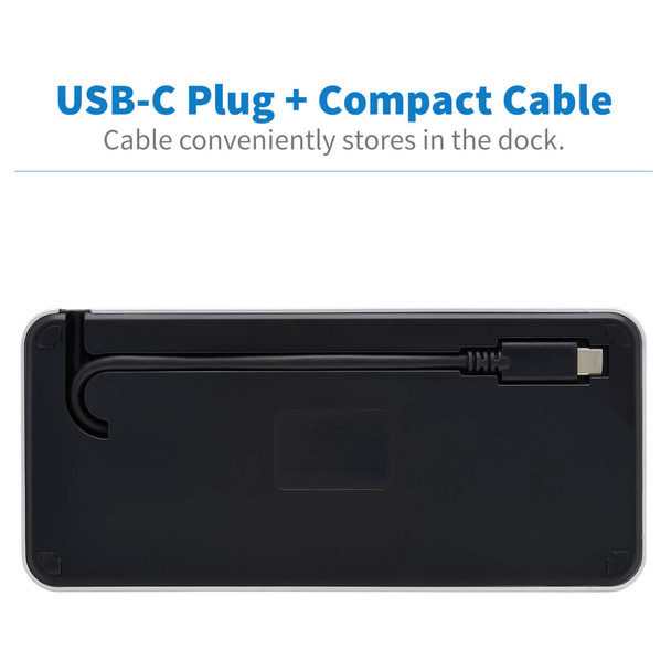 Tripp-Lite AC U442-DOCK16-B USB Dock Triple Display 4K HDMI&mDP 60W PD Retail