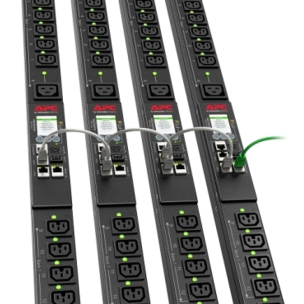 APC PDU APDU9966 Rack PDU9000 Switch ZeroU 17.3kW 208V (20)C13/C15 (12)C19/C21 Retail