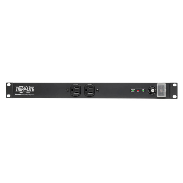 Tripp Lite Power Supply IBAR12-20ULTRA 12 Outlet Surge Protector 15 Feet Cord 1U Rack-Mount 3840 Joules Black Retail