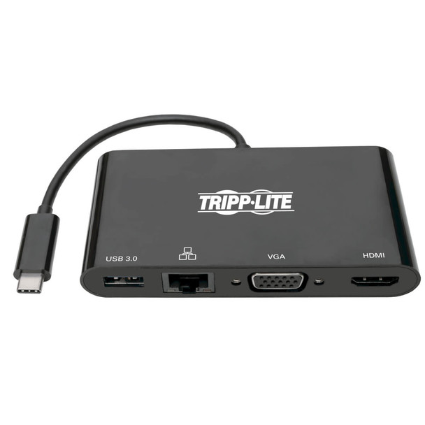 Tripp-Lite AC U444-06N-HV4GUB USB-C Multiport Adapter 4K HDMI VGA Retail