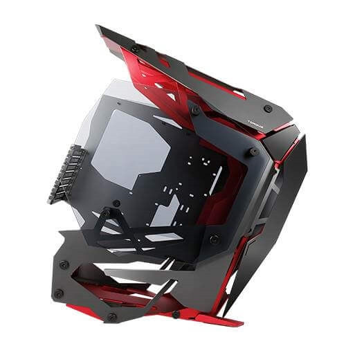 Antec CS TORQUE Tempered glass Aluminum Mid Tower Red blk E-ATX ATX mATX ITX
