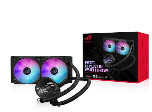 ASUS Fan ROG RYUO III 240 ARGB All-in-one Liquid CPU Cooler 240mm Radiator