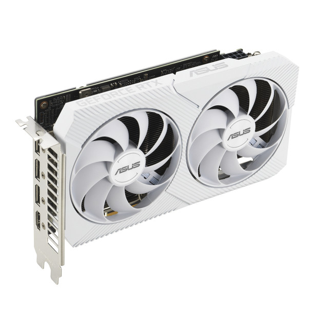 ASUS DUAL-RTX3060-O8G-WHITE NVIDIA GeForce RTX 3060 8 GB GDDR6 DUAL-RTX3060-O8G-WHITE 195553987509