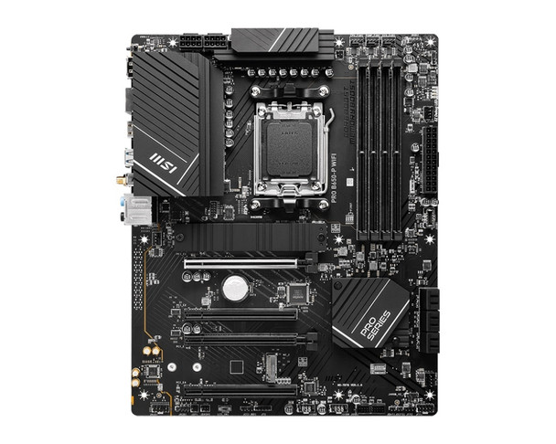 MSI Motherboard B650PWIFI PRO B650-P WIFI B650 AM5 Maximum 128GB DDR5 PCI-E ATX Retail